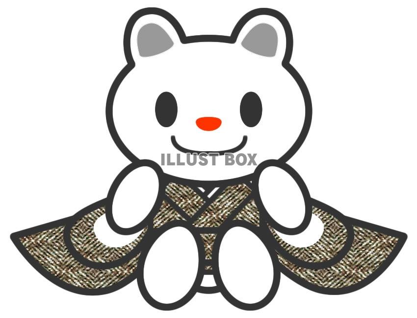 ねこちゃんが着物でおすまし7