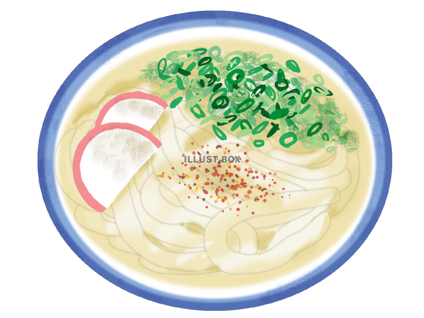 無料イラスト うどん