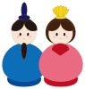 【ひな祭りイラスト】和風雛　透過PNG