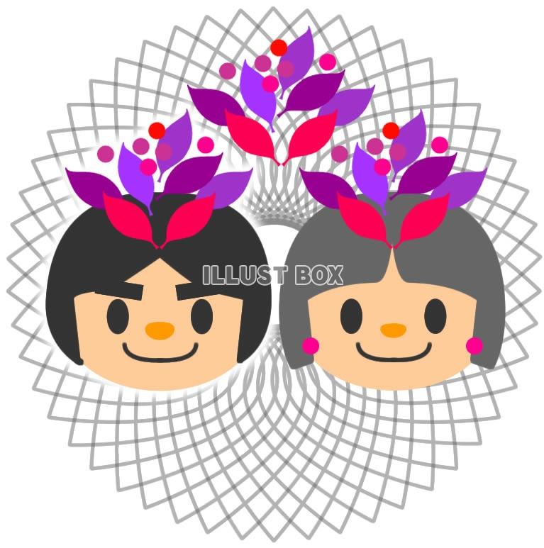 男の子と女の子のおひなさま・jpeg画像