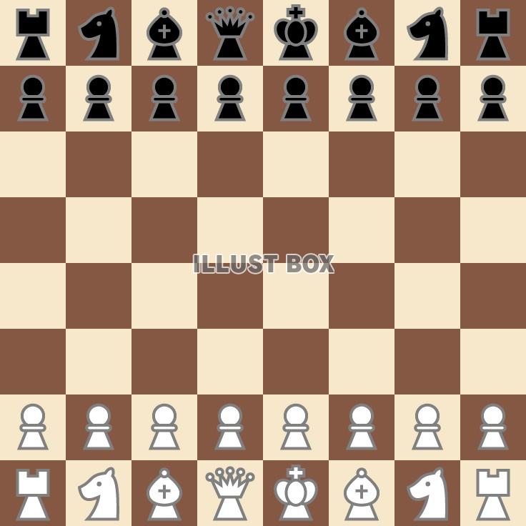 無料イラスト チェスのイラスト1