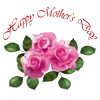 【母の日 イラスト】高画質 花束　ピンクのバラ
