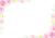 母の日カーネーションの花フレーム(png）
