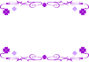 クローバーフレーム3(紫)