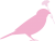 母の日カーネーションの花と小鳥(png・CSeps）