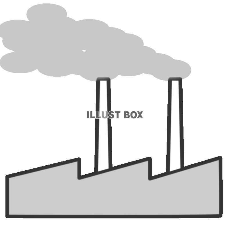 【png素材】工場とえんとつ7