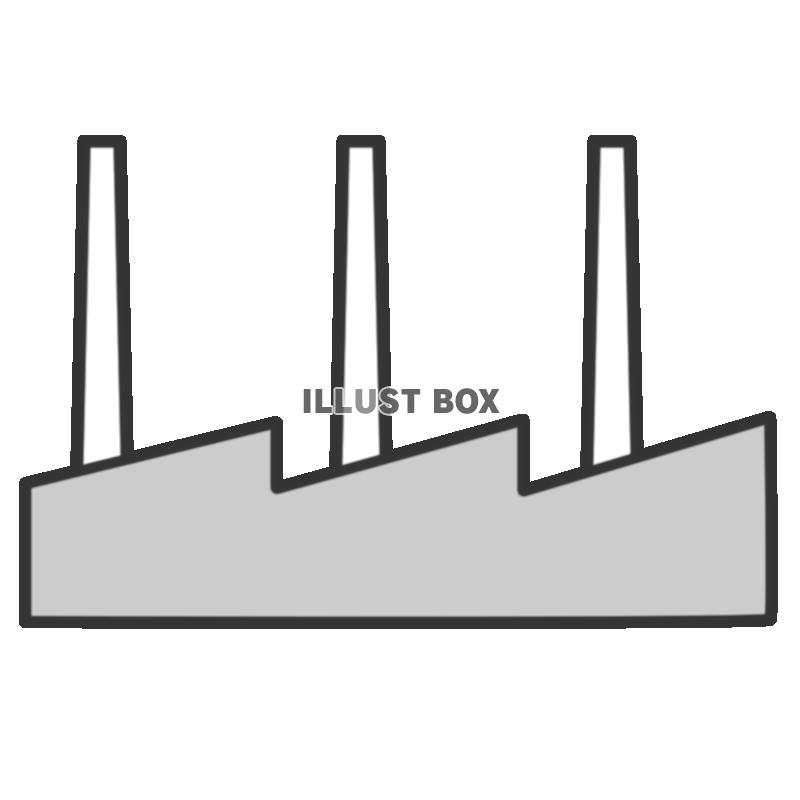 【png素材】工場とえんとつ8
