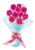 カーネーションの花束　透過PNG