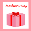 Mother's Day文字入りプレゼントイラスト　透過png