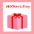 Mother's Day文字入りプレゼントイラスト　透過png