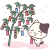 七夕　＜ぶち猫　にゃんこ＞