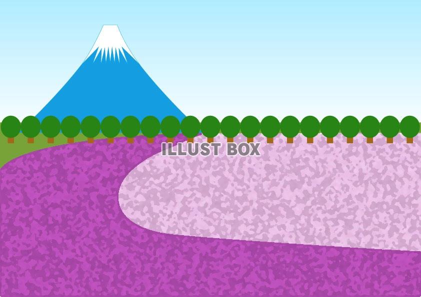 芝桜と富士山