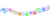 星と音符のライン　透過png