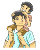 育児に関するほのぼのしたイラスト・イメージ2
