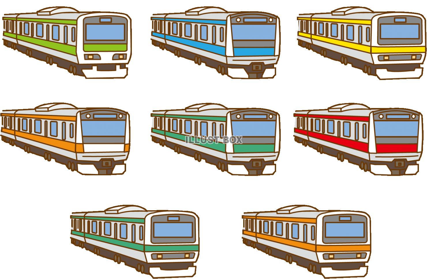 電車 イラスト無料