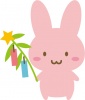 うさぎ　七夕