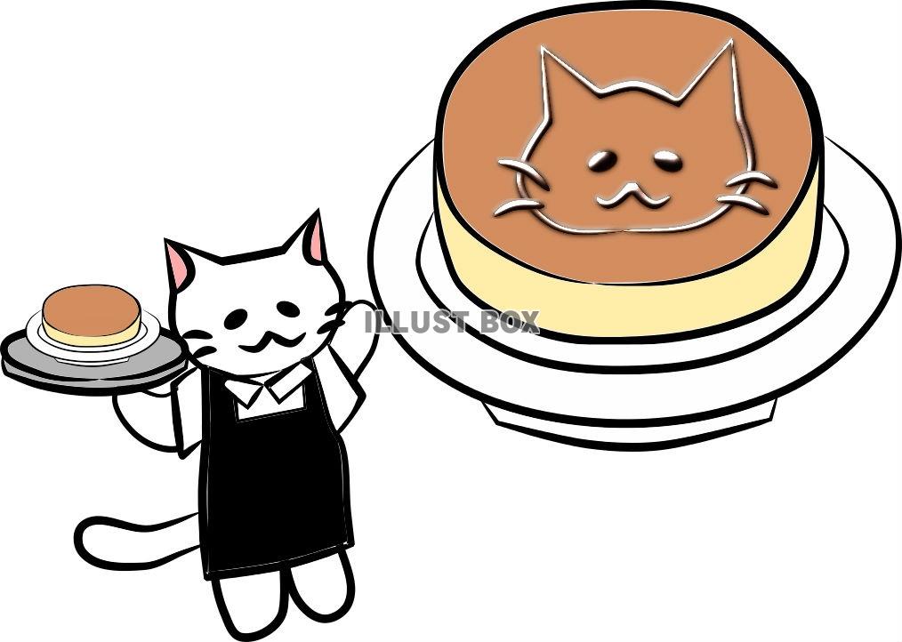 にゃんこカフェ。パンケーキにゃ【JPEG】