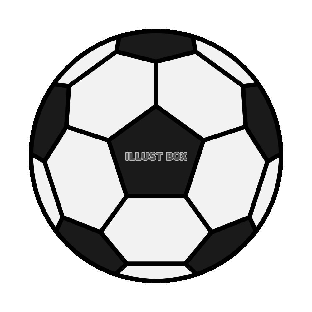 サッカーボールのイラスト　(透過PNG)