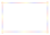 虹色の線フレーム2【透過PNG】