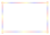 虹色の線フレーム3【透過PNG】