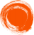 輪和風赤色絵の具水彩バック円和柄アイコン背景素材日本シルエット丸あか墨ペイントレ