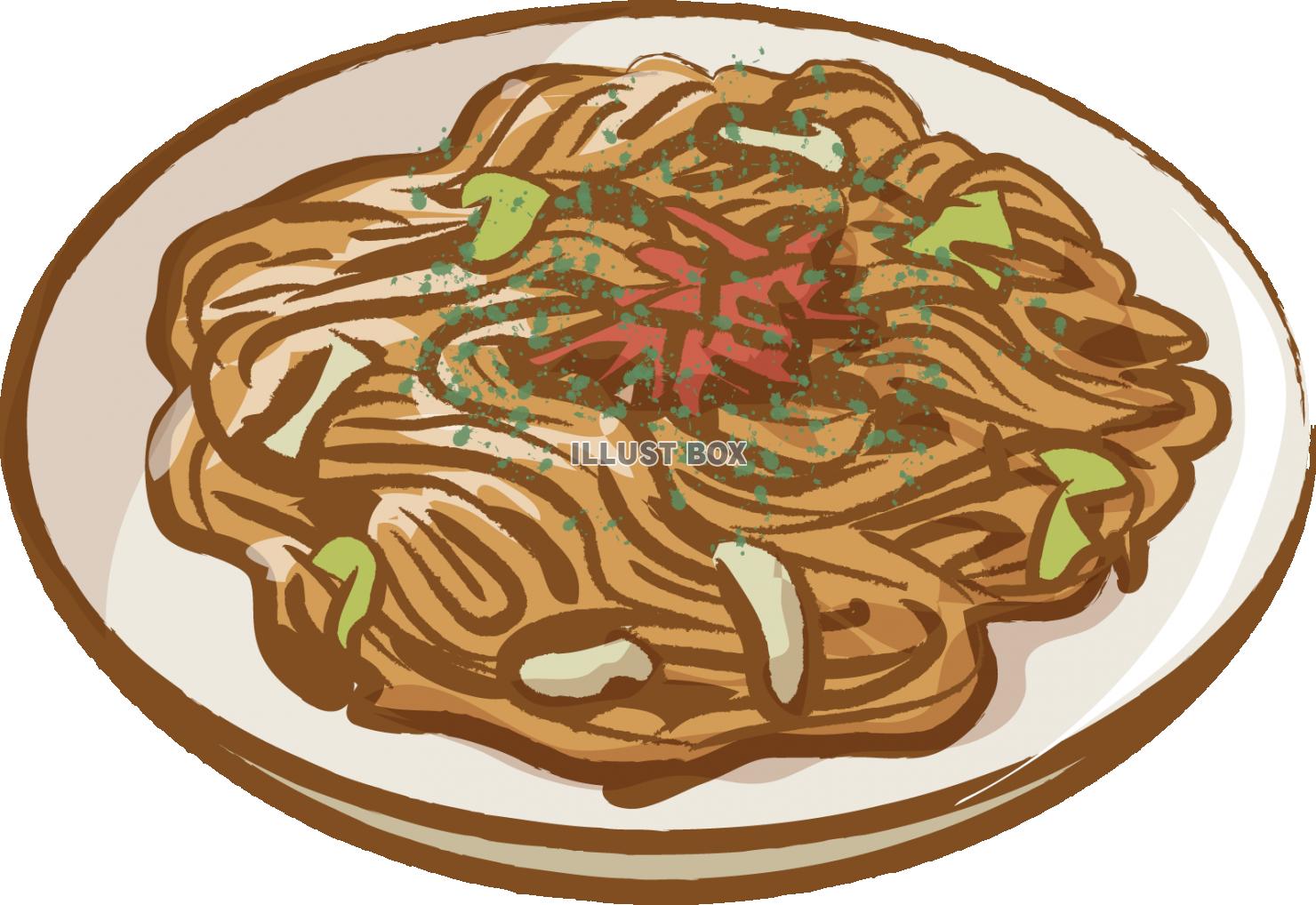 焼きそば イラスト無料