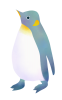 クールなペンギン　透過ＰＮＧ