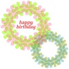 花柄誕生日カードイラスト5・jpeg画像