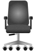 オフィス用・事務用椅子1・背景透過処理png画像
