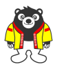 クマの消防団4・背景透過処理画像
