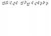 モノクロの落ち着いた音符のフレーム５
