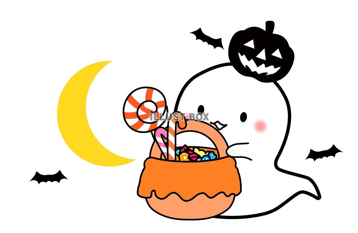 無料イラスト ハロウィンお化けイラスト