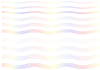 虹色の線　ライン素材　波線【透過PNG】