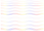 虹色の線　ライン素材　波線【透過PNG】