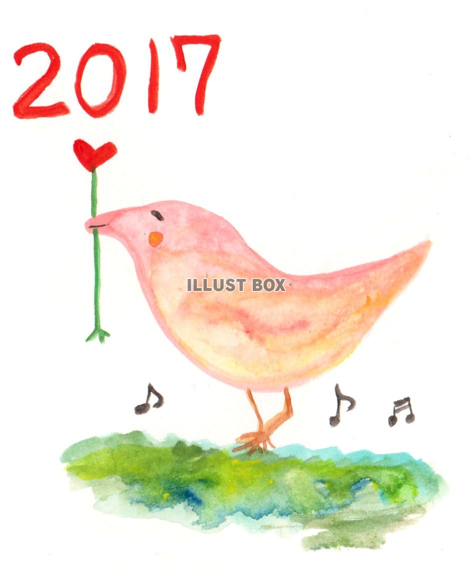 ２０１７年酉年～ハートと鳥さん