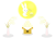 お月見　２【透過PNG】