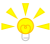 閃き電球　08【透過PNG】