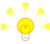閃き電球　09【透過PNG】