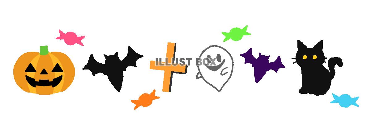 ハロウィンライン　透過png