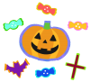 ハロウィン素材　透過png