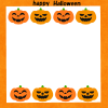 ハロウィン枠2　透過png