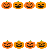 ハロウィン枠１　透過png