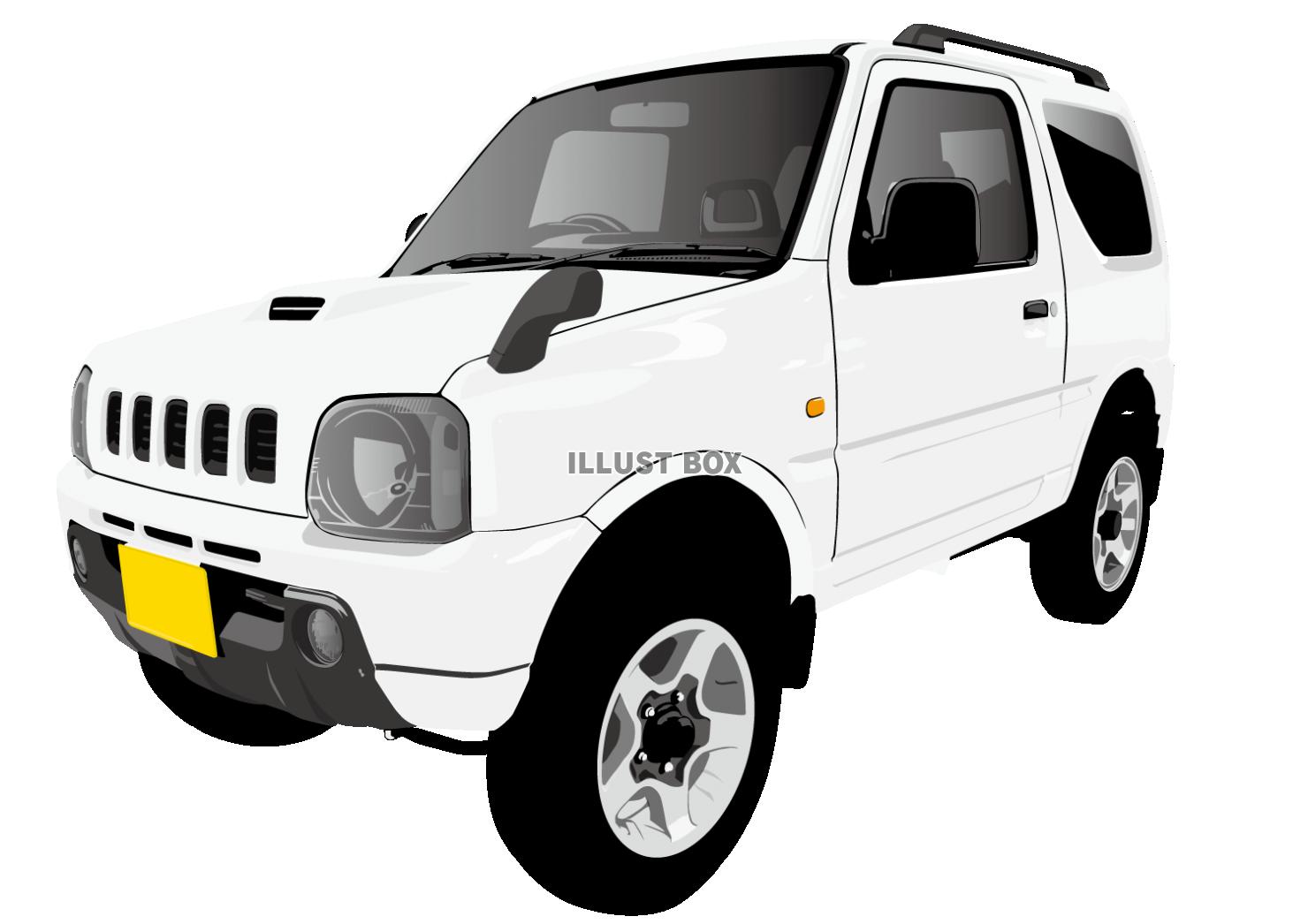 無料イラスト 軽自動車 ４wd