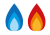 青い炎と赤い炎