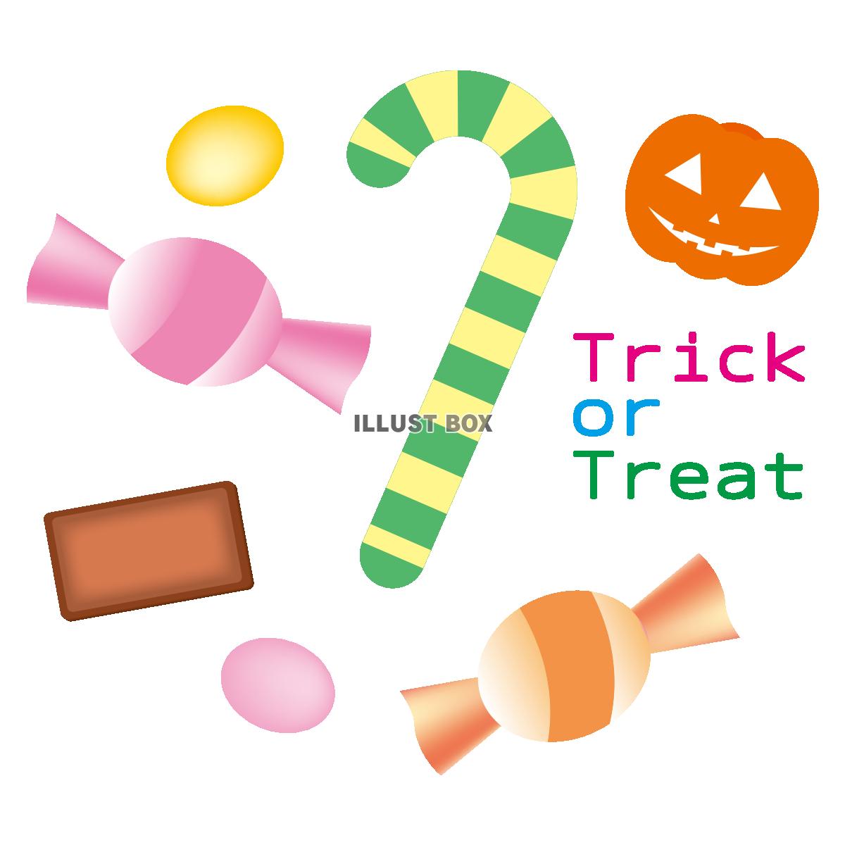 無料イラスト ハロウィンお菓子