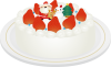 クリスマスケーキ　生クリーム