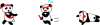 ぱんだリレー【PNG】