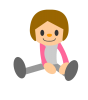 フィットネス・ストレッチをしているイラスト1・背景透過処理png画像