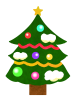 クリスマスツリー　透過png