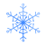 雪の結晶　透過png